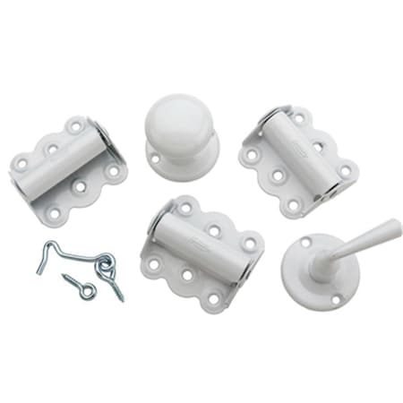 Yale Security White Screen Door Hardware Kit 208593